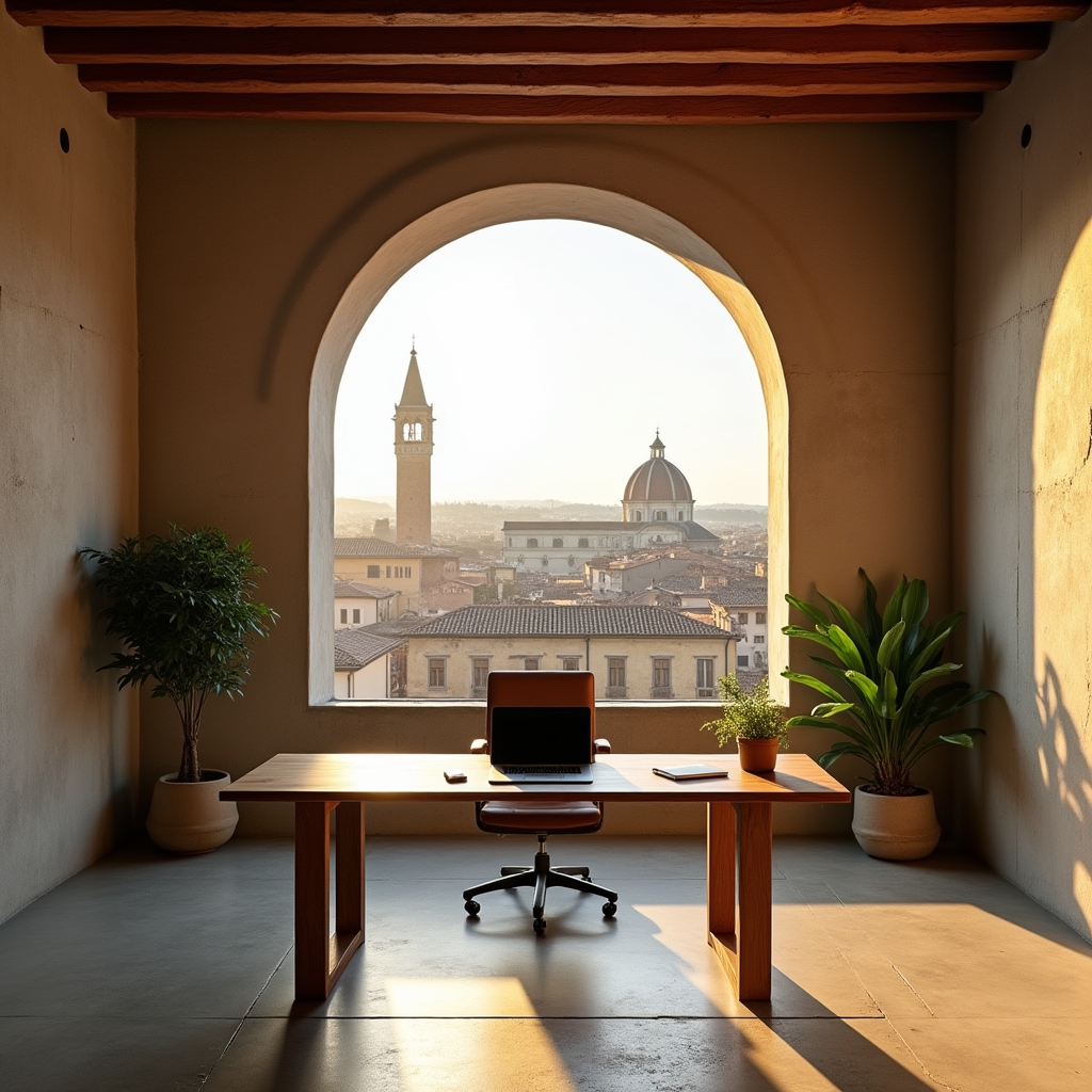 Ufficio Feronvoria Digital con vista su Firenze